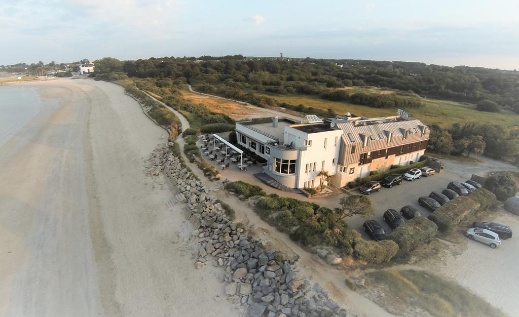 Logis Hotel & Restaurant Les Mouettes - Larmor Plage, Proche De Lorient エクステリア 写真